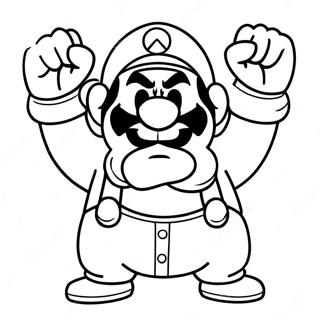 Wario Coloring Pages