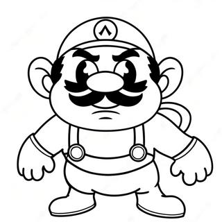 Wario Coloring Page 6376-5203