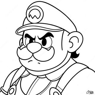 Wario Coloring Page 6376-5204