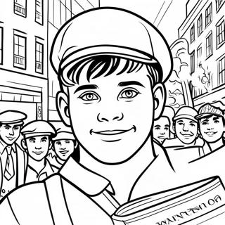 Newsies Coloring Page 63803-51142