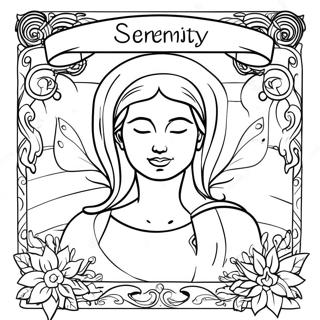 Serenity Prayer Coloring Page 63833-51165