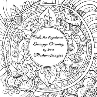 Calm Serenity Prayer Coloring Page 63834-51170