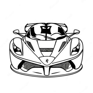 Laferrari Ferrari Coloring Page 63853-51179