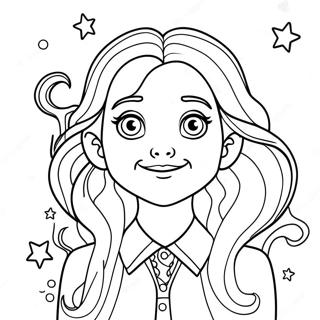 Harry Potter Luna Lovegood Coloring Pages