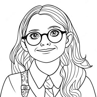 Luna Lovegood Quibbler Cover Coloring Page 63864-51189