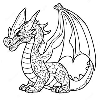 Crystal Dragon Coloring Page 63873-51194