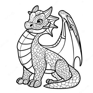 Crystal Dragon Coloring Page 63873-51195