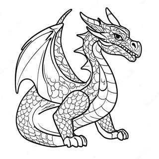 Crystal Dragon Coloring Page 63873-51196