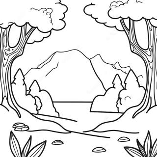 Horizontal Coloring Pages