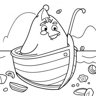 Mrs Puff In Her Boating School Coloring Page 63904-51222