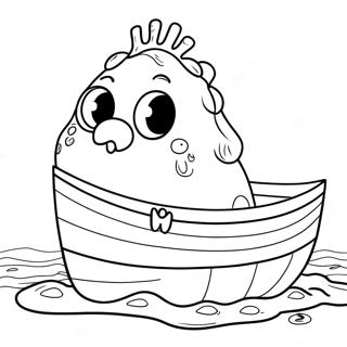 Mrs Puff In Her Boating School Coloring Page 63904-51224