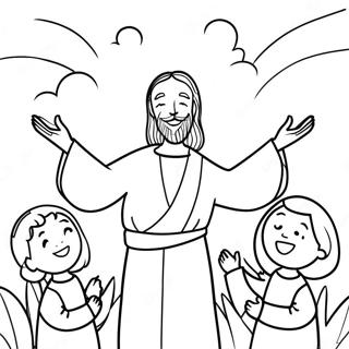 Jesus Is Alive Coloring Pages