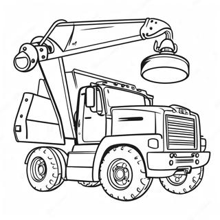 Construction Truck Coloring Pages