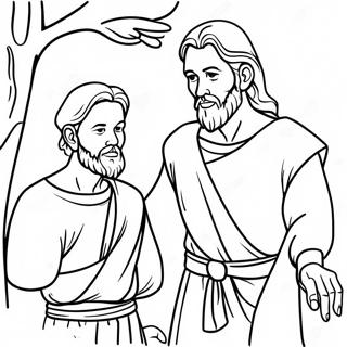 Jacob And Esau Coloring Page 63943-51250