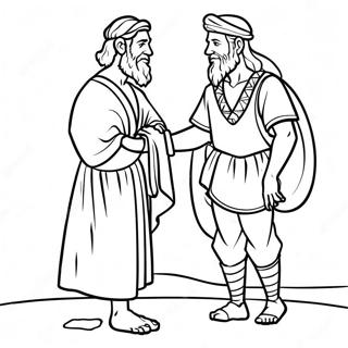 Jacob And Esau Coloring Page 63943-51251