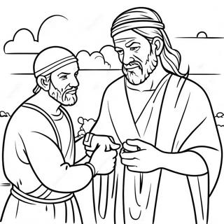 Jacob And Esau Coloring Page 63943-51252