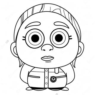 Agnes Despicable Me Coloring Page 63963-51275