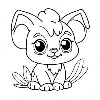 Adorable Animal Cutie Coloring Page 63984-51291