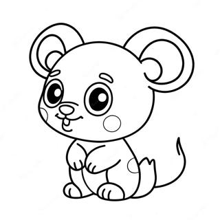 Adorable Animal Cutie Coloring Page 63984-51292