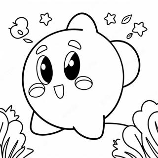 Cute Marx Kirby Adventure Coloring Page 64004-51305