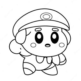 Cute Marx Kirby Adventure Coloring Page 64004-51307