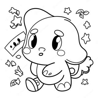 Cute Marx Kirby Adventure Coloring Page 64004-51308