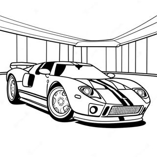 Ford Gt Racing Coloring Page 64013-51310