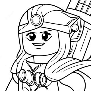 Lego Thor Coloring Page 64033-51331