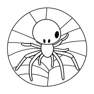 Halloween Spider Coloring Page 6406-5222