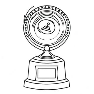 Colorful Grammy Trophy Coloring Page 64094-51379