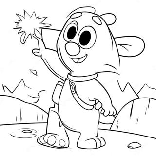 Pablo Backyardigans Coloring Page 64103-51383