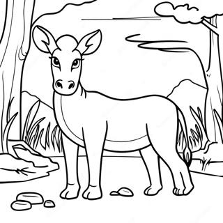 Kenya Wildlife Safari Coloring Page 64123-51399