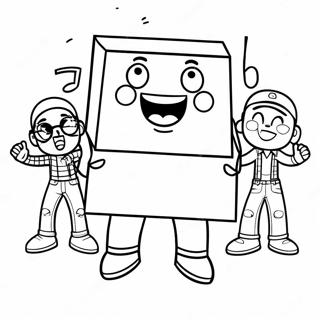 Big Block Singsong Characters Coloring Page 64183-51446