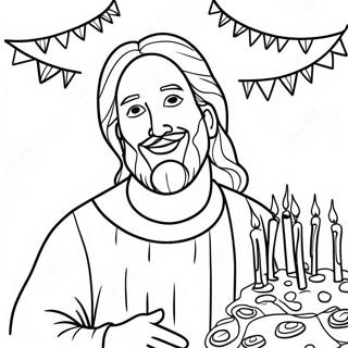 Happy Birthday Jesus Coloring Page 64193-51453