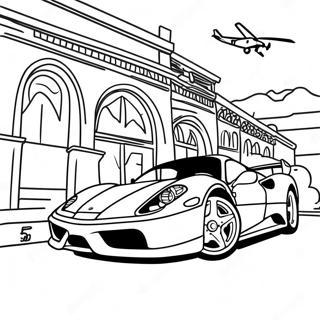 Ferrari Coloring Page 641-501