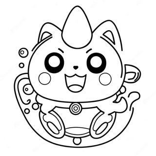 Jibanyan Yo Kai Watch Coloring Page 64204-51466