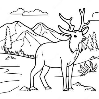 Colorful Colorado Wildlife Coloring Page 64214-51473