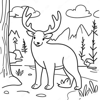 Colorful Colorado Wildlife Coloring Page 64214-51476