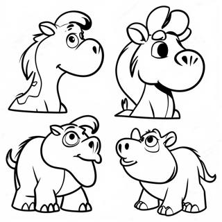 Ice Age 3 Movie Characters Coloring Page 64253-51503