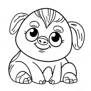 Sid The Sloth Funny Coloring Page 64254-51507