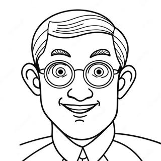 Funny Blank Face Template Coloring Page 64264-51512