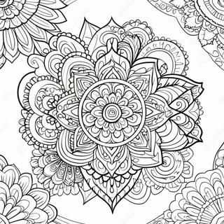 Spiritual Mandala Coloring Page 6426-5239