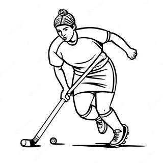 Field Hockey Coloring Pages