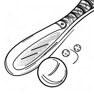 Field Hockey Stick And Ball Coloring Page 64284-51531