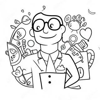 World Teachers Day Coloring Page 64293-51536