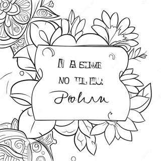 Psalm 119 11 Inspirational Coloring Page 64303-51542