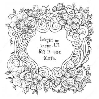 Psalm 119 11 Verse With Colorful Borders Coloring Page 64304-51547