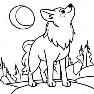 Wolf Native American Coloring Pages