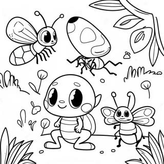 Adventurous Beat Bugs In Nature Coloring Page 64334-51572