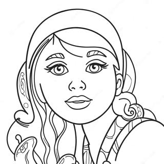 Bad Girl Coloring Pages